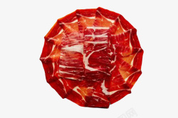 红色美味的食物切碎的西班牙火腿素材