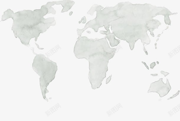 世界地图png免抠素材_88icon https://88icon.com 世界地图 卡通 手绘 灰色