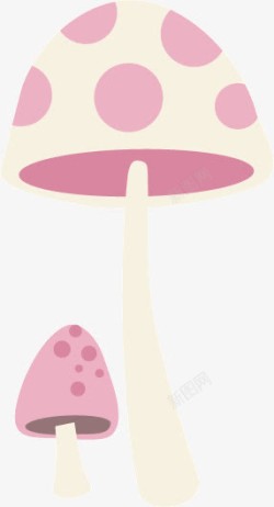 卡通蘑菇插画素材
