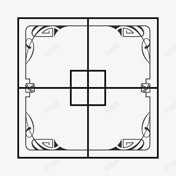 图案田字框png免抠素材_88icon https://88icon.com 写字方格 四分格 四分格生字本模板 图案 填字格 方格纸 汉字拼音卡 田字格 田字框 米字格练习本 边框