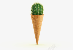 仙人球冰淇淋仙人球的冰淇淋高清图片