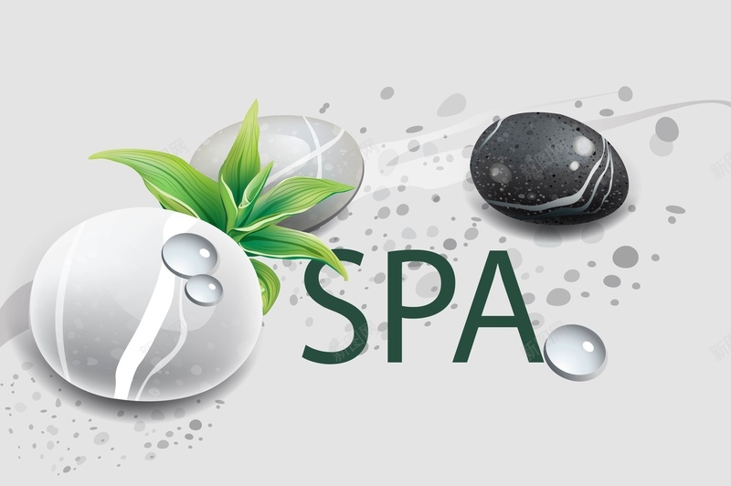 矢量SPA美容美体文艺背景ai设计背景_88icon https://88icon.com SPA 文艺 清新 灰色 矢量 绿叶 美体 美容 背景 鹅卵石 矢量图