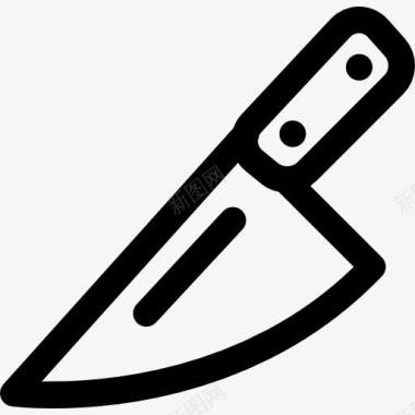 概述刀的轮廓图标图标