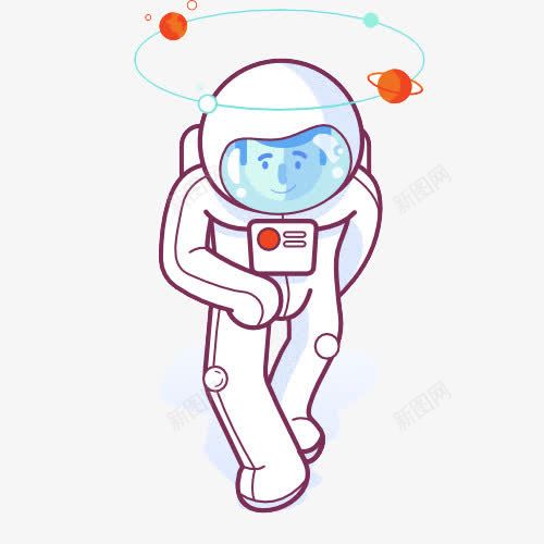 穿白色太空服的航天员png免抠素材_88icon https://88icon.com 人物 太空服 白色 航天 航天员