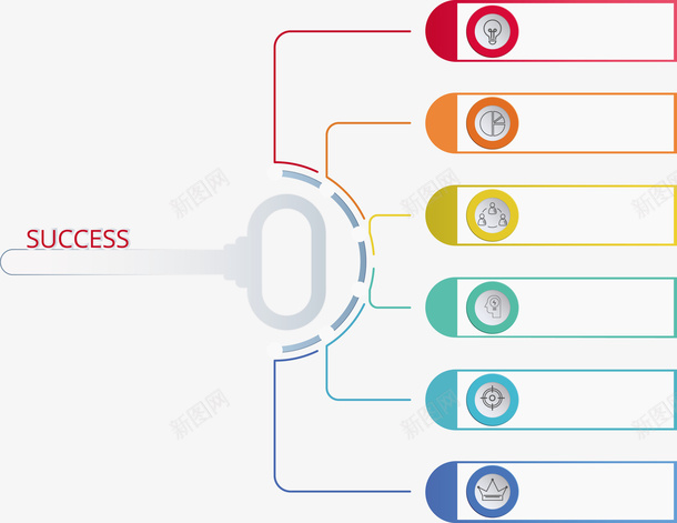 成功钥匙分支矢量图eps免抠素材_88icon https://88icon.com 分支PNG 分支下载 彩色 彩色分支 成功 成功钥匙 矢量图