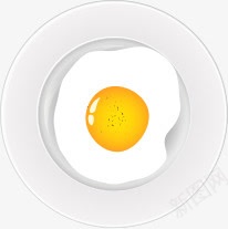 鸡蛋荷包蛋png免抠素材_88icon https://88icon.com 盘子 荷包蛋 蛋 蛋白 蛋黄 鸡蛋
