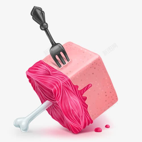粉色蛋糕png免抠素材_88icon https://88icon.com 粉色 素材 蛋糕