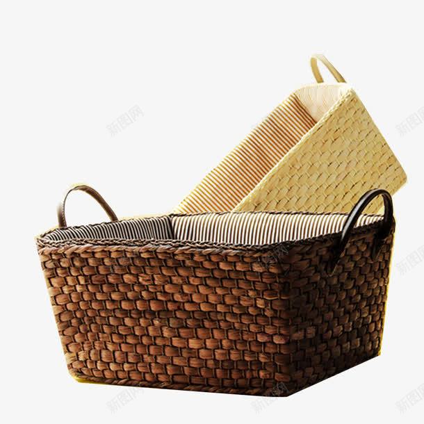 草编收纳筐png免抠素材_88icon https://88icon.com 收纳盒 收纳筐 田园 藤草编