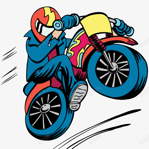 卡通可爱摩托车赛车手png免抠素材_88icon https://88icon.com 卡通 可爱 手绘 摩托 摩托车车 赛车 赛车手