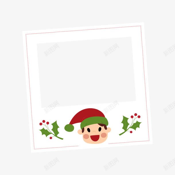 男孩圣诞卡通相框png免抠素材_88icon https://88icon.com 卡通 卡通相框 圣诞 男孩 白色 红色 绿色