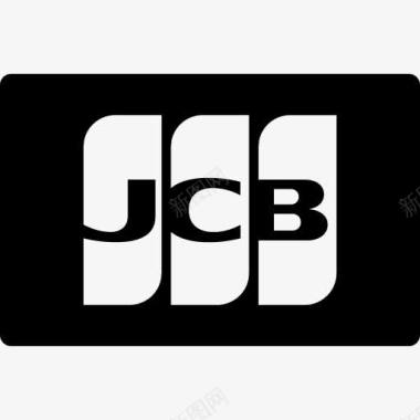 支付卡JCB支付卡的标志图标图标