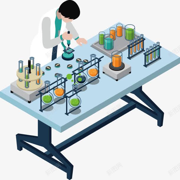 实验研究人员png免抠素材_88icon https://88icon.com 人物 化学 实验 研究
