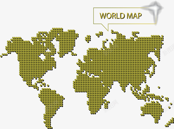黄色波点世界地图矢量图ai免抠素材_88icon https://88icon.com 世界地图 地图 波点地图 矢量png 黄色地图 黄色波点 矢量图