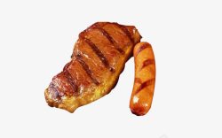 烤肉火腿肠素材