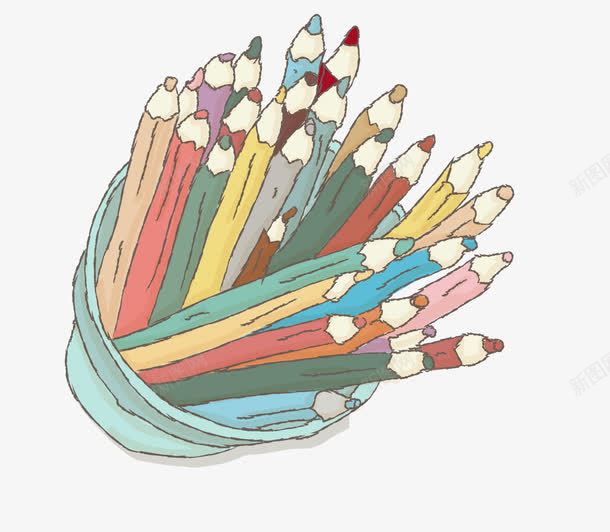 彩色画笔png免抠素材_88icon https://88icon.com 学习工具 彩色画笔 画画 矢量笔 矢量高清画画笔 笔 铅支笔