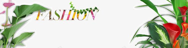 可爱创意植物花卉彩色字体FASHIOXpng免抠素材_88icon https://88icon.com 创意 可爱 字体 彩色 植物 花卉