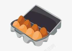 卡通鸡蛋盒素材