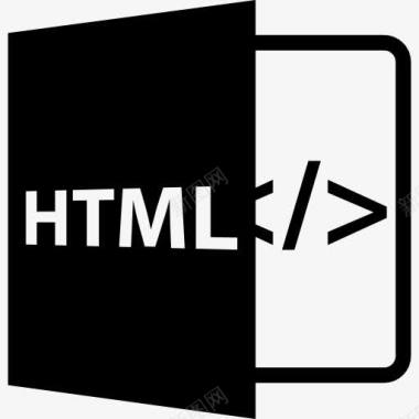 文件格式开放的HTML文件格式图标图标