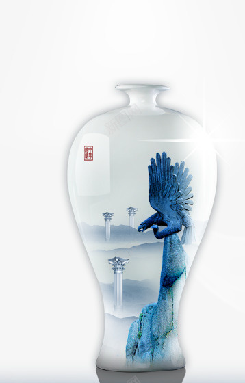 古典陶瓷瓶子psd免抠素材_88icon https://88icon.com 古典 瓶子 陶瓷