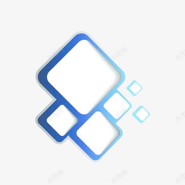 蓝色矩形边框png免抠素材_88icon https://88icon.com png素材 矩形 蓝色 边框