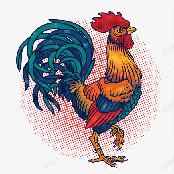 雄鸡png免抠素材_88icon https://88icon.com PNG免抠图下载 动物 大公鸡 生肖 装饰 鸡鸣