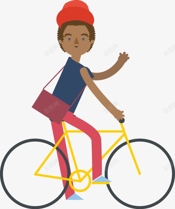 卡通骑车上学的男孩png免抠素材_88icon https://88icon.com 上学 单车 卡通人 卡通骑车的人 男孩 矢量骑车的人 背包 自行车 骑自行车 骑车 骑车人