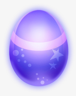 紫色彩蛋手绘紫色炫彩彩蛋装饰高清图片