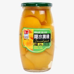 糖水黄桃素材