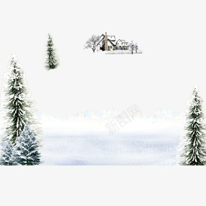 白色雪景海报背景png免抠素材_88icon https://88icon.com 海报 电商 白色 简约 装饰 雪景