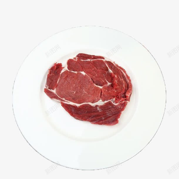 牛上脑肉片png免抠素材_88icon https://88icon.com 生肉 生鲜 肉食 食物