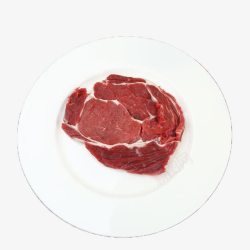 牛上脑肉片素材