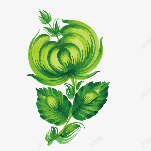 绿植装饰png免抠素材_88icon https://88icon.com 叶子 植物 矢量装饰 绿植 装饰 装饰画