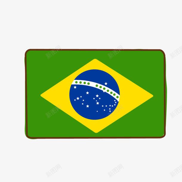 巴西国旗png免抠素材_88icon https://88icon.com 国家元素 国旗 巴西