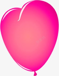 粉色爱心气球素材