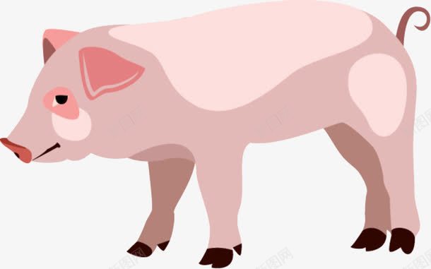 手绘猪剪影插画png免抠素材_88icon https://88icon.com 动物剪影 卡通 卡通动物 可爱动物 手绘 插画 猪 猪剪影 线条