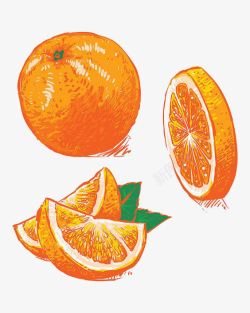 瓣年背景图片水彩橙子高清图片