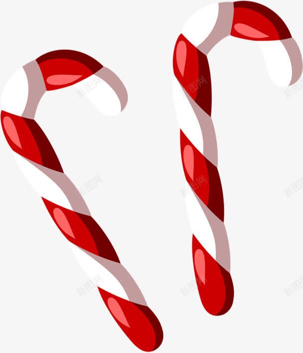 创意质感形状红色白色拐杖png免抠素材_88icon https://88icon.com 创意 形状 拐杖 白色 红色 质感