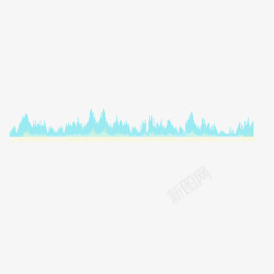 平缓声波矢量图素材