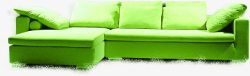 绿色沙发样式宣传海报素材