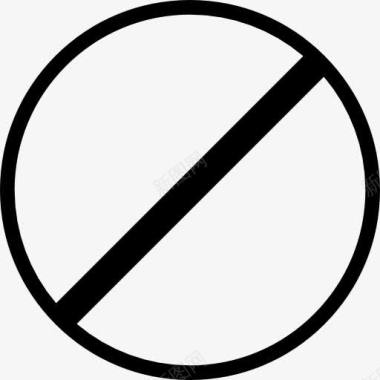 帽子符号禁止图标图标