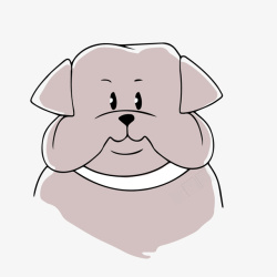 卡通宠物狗头像素材