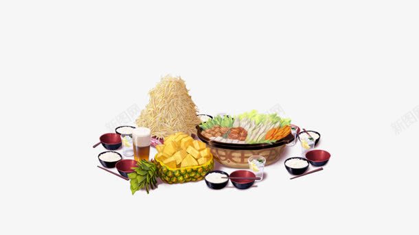 吃饭水果米饭蔬菜png免抠素材_88icon https://88icon.com 吃饭 水果 米饭 蔬菜
