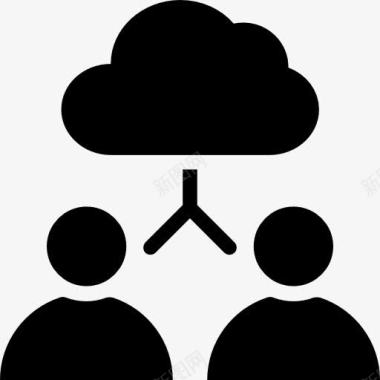 云存储网络图标图标
