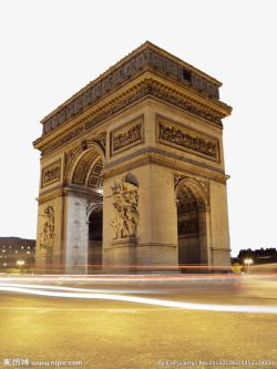 巴黎旅游凯旋门素材
