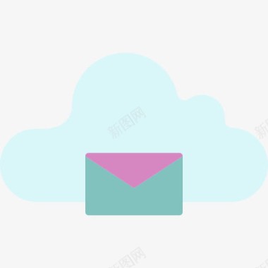 电子邮件客户端云计算图标图标
