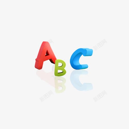 字母abc片png免抠素材_88icon https://88icon.com 字母 红色 绿色 艺术字 英文 蓝色