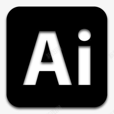 应用程序Adobe插画黑色图标图标