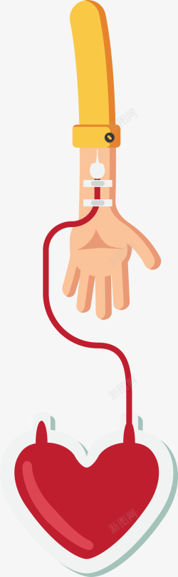 献血的手国际红十字日无偿献血高清图片