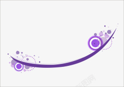 梦幻紫色矢量图素材