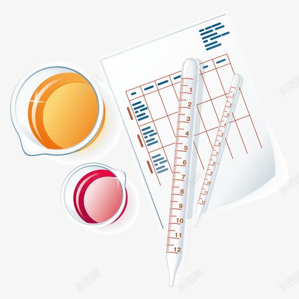 体温计png免抠素材_88icon https://88icon.com 体温器 测量体温 药水